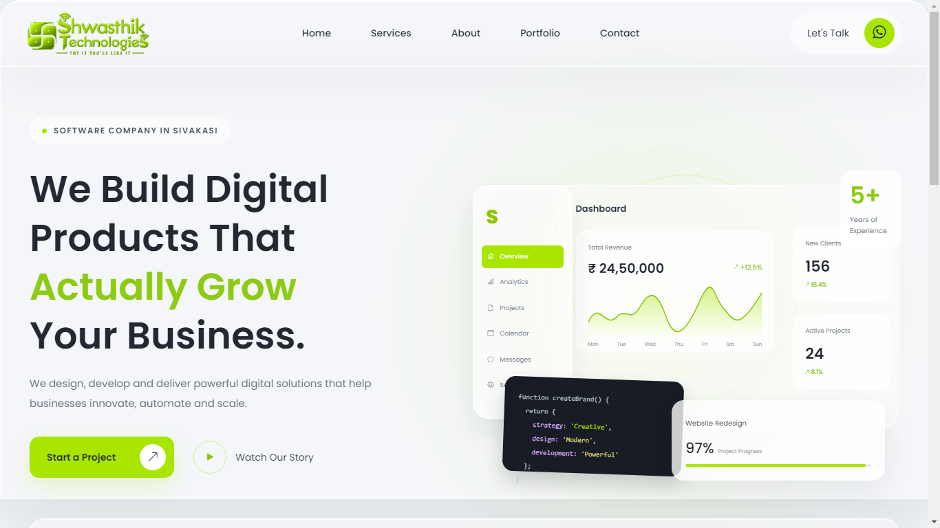 Home Page Preview